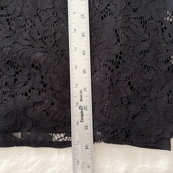 Black lace minidress new NWT size m medium Who What Wear - Picture 6 of 6